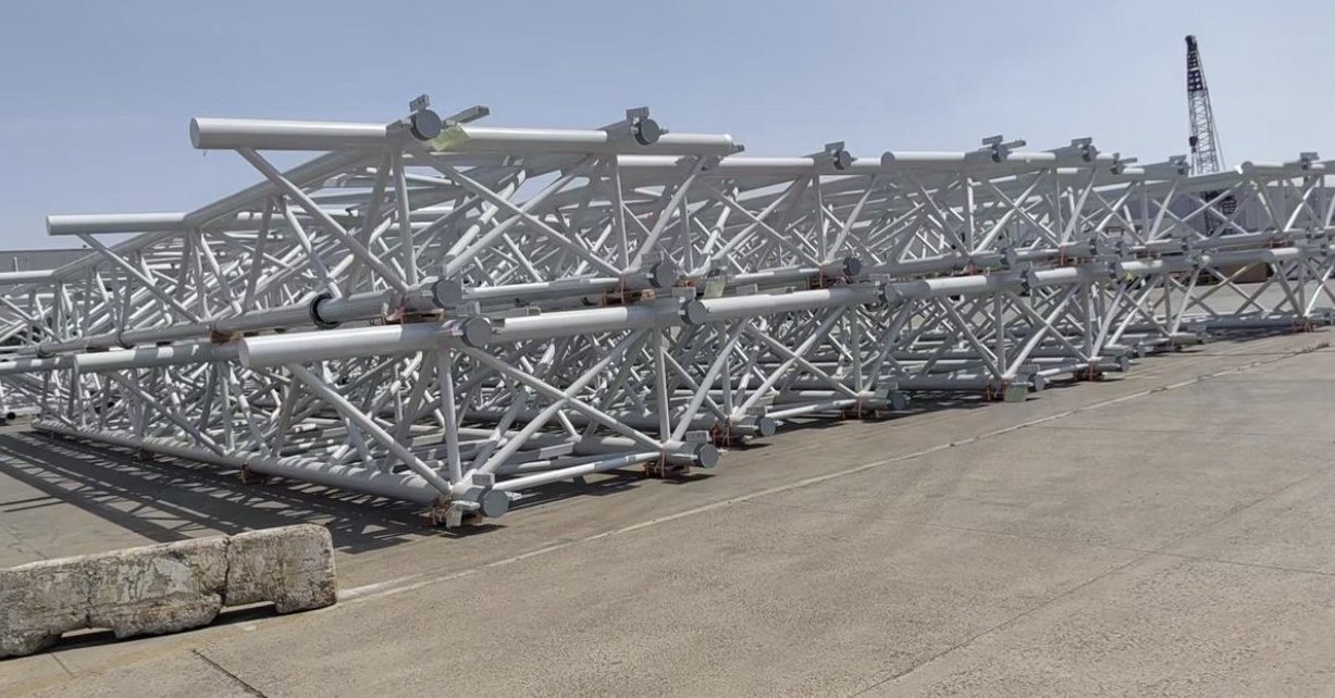 Travées treillis de l’access trestle